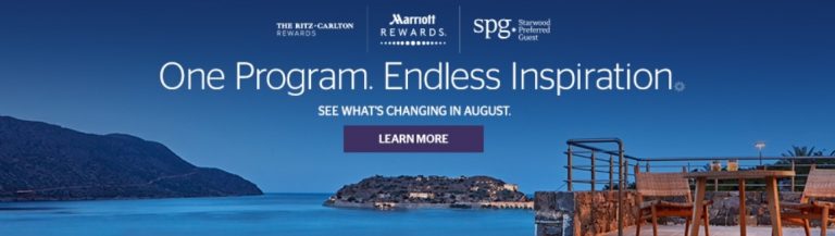 SPG Marriott Changes August