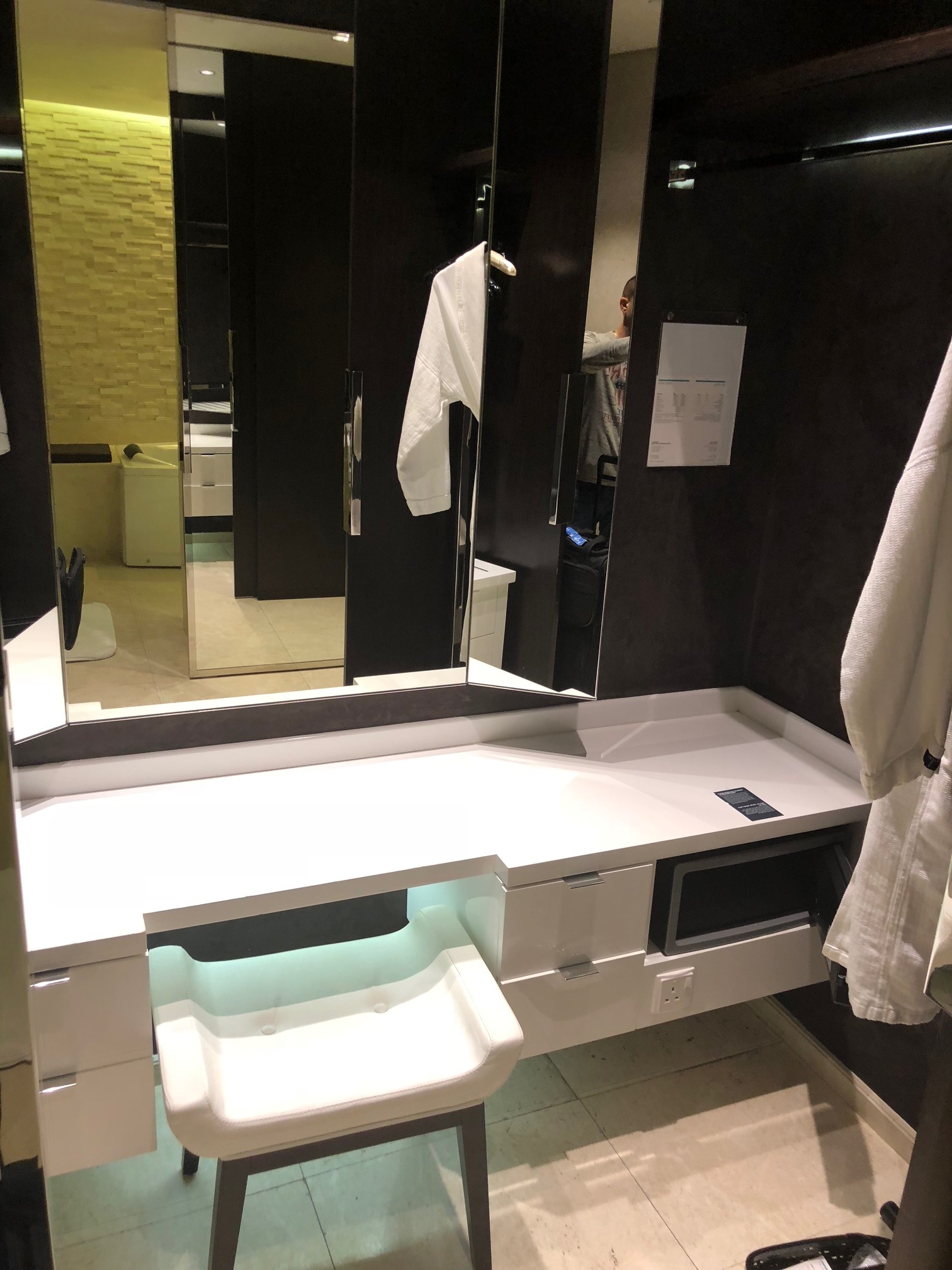 Dressing Area / Vanity at The Le Meridien DXB Le Royal Club