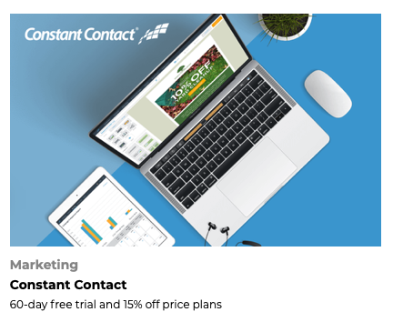 FoundersCard Constant Contact Discount