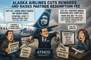 Alaska Airlines Just Killed Saver Fare Earnings AND Hiked Award Fees 60%. You Have Until June 11.