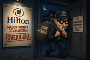 Hilton Just Raised Award Prices Overnight — No Warning, No Award Chart, No Apology